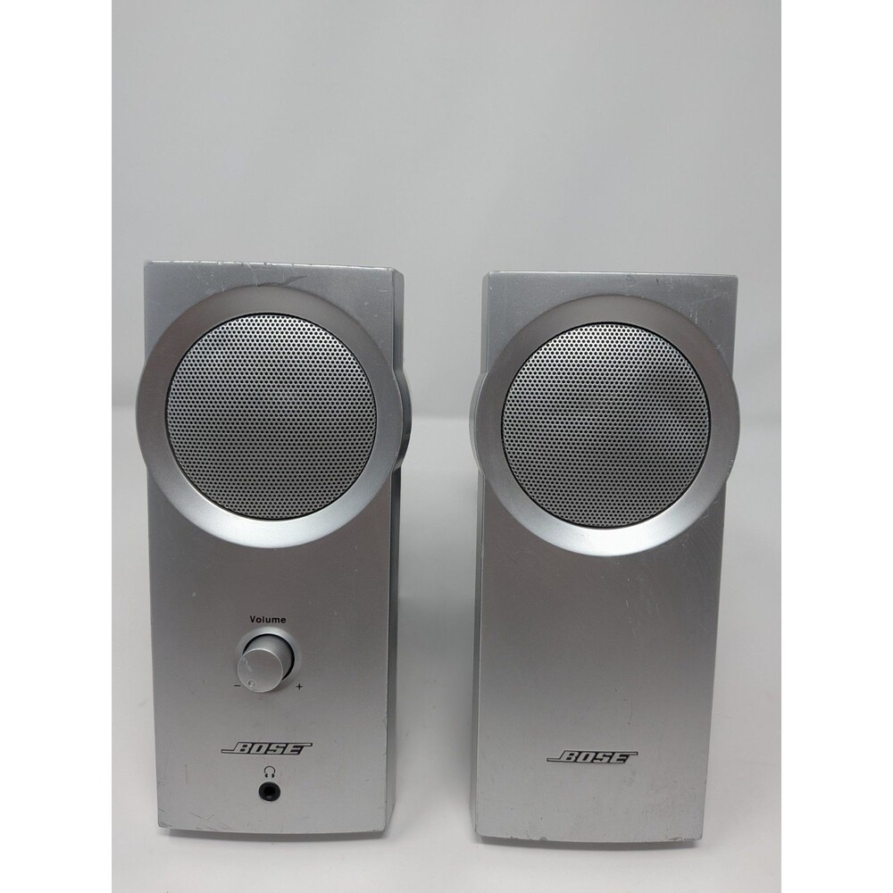 Bose Companion 2 Series I Computer Speakers Silver Y2K No Power Adapter As-Is